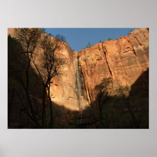 Sonnenaufgang auf dem Riverside Wanderweg at Zion Poster