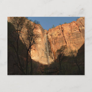 Sonnenaufgang auf dem Riverside Wanderweg at Zion Postkarte
