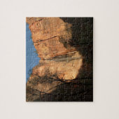 Sonnenaufgang auf dem Riverside Wanderweg at Zion Puzzle (Vertikal)