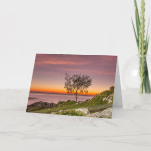Sonnenaufgang auf dem Strand Armação Karte