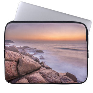 Sonnenaufgang auf dem Strand Guarda tun Embau Laptopschutzhülle
