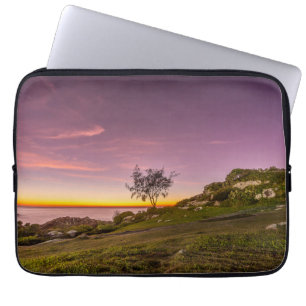 Sonnenaufgang auf dem Strand in Florianopolis Laptopschutzhülle