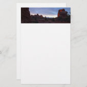 Sonnenaufgang auf dem Windows Trail in Arches Briefpapier (Vorne/Hinten)