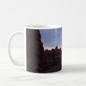 Sonnenaufgang auf dem Windows Trail in Arches Kaffeetasse (Links)
