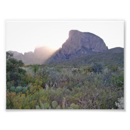 Sonnenaufgang auf den Chisos, Big Bend Nat'l Park, Fotodruck