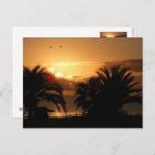 Sonnenaufgang auf den Kanarischen Inseln RIU Postkarte (Vorne/Hinten)