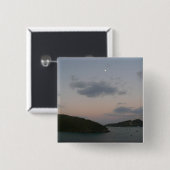 Sonnenaufgang auf den St. Thomas III Jungfrau Isla Button (Vorne & Hinten)