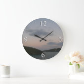 Sonnenaufgang auf den St. Thomas III Jungfrau Isla Große Wanduhr (Zuhause)