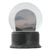 Sonnenaufgang auf den St. Thomas III Jungfrau Isla Schneekugel (Rückseite)