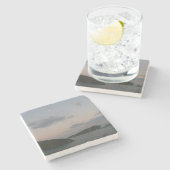 Sonnenaufgang auf den St. Thomas III Jungfrau Isla Steinuntersetzer (Seitenansicht)