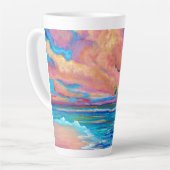 Sonnenaufgang auf Kauai mit Hula Girl-Tasse Milchtasse (Linke Ecke)