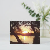 Sonnenaufgang auf La Grande Motte - Frankreich Postkarte (Stehend Vorderseite)