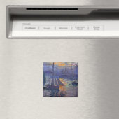 Sonnenaufgang auf Monet Segelboot Malerei Kunst Magnet (In Situ (Geschirrspüler))