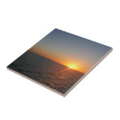 Sonnenaufgang auf Sea III Ocean Horizon Seascape Fliese (Seite)