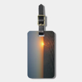 Sonnenaufgang auf Sea III Ocean Horizon Seascape Gepäckanhänger (Vorderseite vertikal)