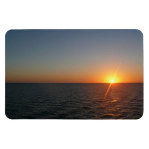 Sonnenaufgang auf Sea III Ocean Horizon Seascape Magnet