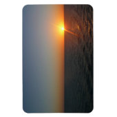 Sonnenaufgang auf Sea III Ocean Horizon Seascape Magnet (Vertikal)