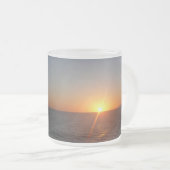 Sonnenaufgang auf Sea III Ocean Horizon Seascape Mattglastasse (VorderseiteRechts)