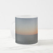 Sonnenaufgang auf Sea III Ocean Horizon Seascape Mattglastasse (Vorderseite Links)