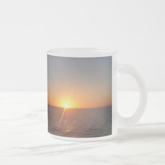Sonnenaufgang auf Sea III Ocean Horizon Seascape Mattglastasse (Rechts)