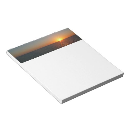 Sonnenaufgang auf Sea III Ocean Horizon Seascape Notizblock (angewinkelt)