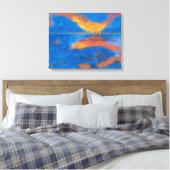 Sonnenaufgang auf See | Emil Nolde | Leinwanddruck (Insitu (Schlafzimmer))