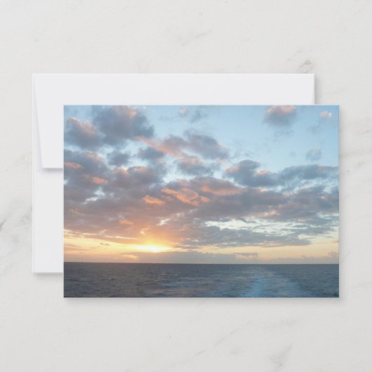 Sonnenaufgang auf See I Pastel Seascape (Vorderseite)