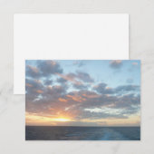 Sonnenaufgang auf See I Pastel Seascape (Vorne/Hinten)