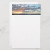 Sonnenaufgang auf See I Pastel Seascape Briefpapier (Vorne/Hinten)