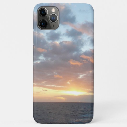 Sonnenaufgang auf See I Pastel Seascape Case-Mate iPhone Hülle (Rückseite)