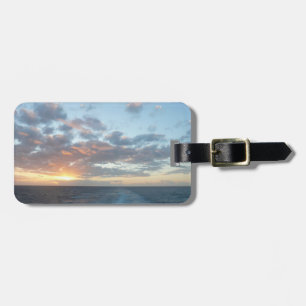 Sonnenaufgang auf See I Pastel Seascape Gepäckanhänger