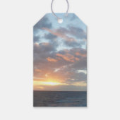 Sonnenaufgang auf See I Pastel Seascape Geschenkanhänger (Vorderseite)