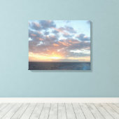Sonnenaufgang auf See I Pastel Seascape Leinwanddruck (Insitu (Holzboden))