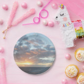 Sonnenaufgang auf See I Pastel Seascape Pappteller (Party)