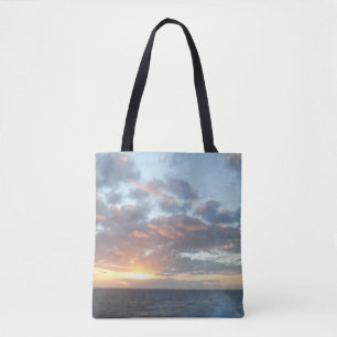 Sonnenaufgang auf See I Pastel Seascape Tasche