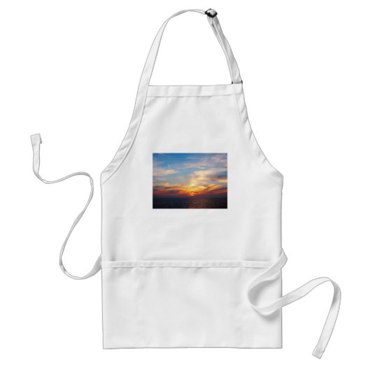 Sonnenaufgang auf See Schürze (Vorne)
