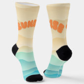 Sonnenaufgang auf Socken (Gewinkelt)
