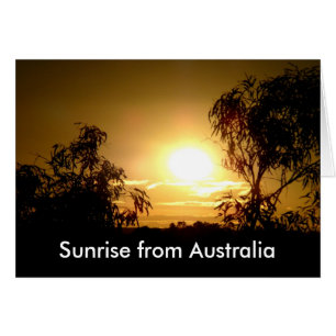 Sonnenaufgang aus Australien