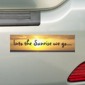 Sonnenaufgang... Autoaufkleber (Auf Auto)