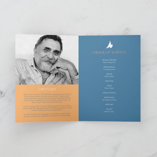 Sonnenaufgang Beerdigung der Beerdigung des Lebens Programm (Innenseite)