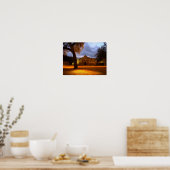 Sonnenaufgang bei Alamo Poster (Küche)