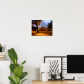 Sonnenaufgang bei Alamo Poster (Heimbüro)