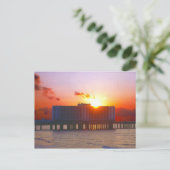 Sonnenaufgang bei der Leitmesse Hotel Postkarten (Stehend Vorderseite)