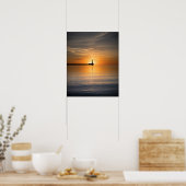 Sonnenaufgang bei Roker Poster/Print Poster (Küche)