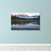 Sonnenaufgang bei Schwabacker Landung bei Grand Te Leinwanddruck (Insitu (Holzboden))