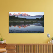 Sonnenaufgang bei Schwabacker Landung bei Grand Te Leinwanddruck (Insitu (Wohnzimmer))