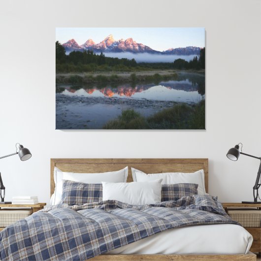 Sonnenaufgang bei Schwabacker Landung bei Grand Te Leinwanddruck (Insitu (Schlafzimmer))