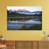 Sonnenaufgang bei Schwabacker Landung bei Grand Te Leinwanddruck (Insitu (Wohnzimmer))