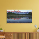 Sonnenaufgang bei Schwabacker Landung bei Grand Te Leinwanddruck (Insitu (Wohnzimmer))