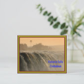 Sonnenaufgang bei Victoria Falls Postkarte (Stehend Vorderseite)